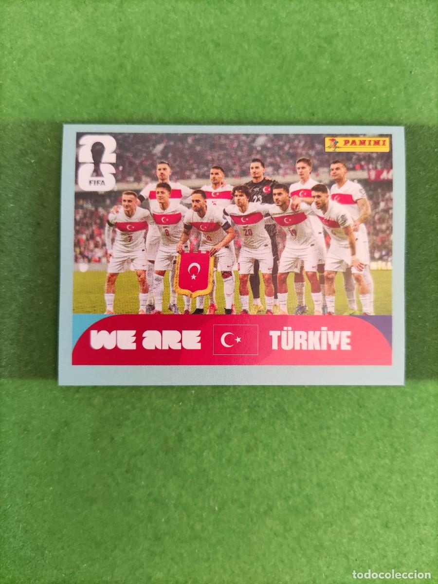 Cromos de f&uacute;tbol: We are Turqu&iacute;a TUR 13 Sticker Mundial 2026 FIFA World Cup / Sin pegar