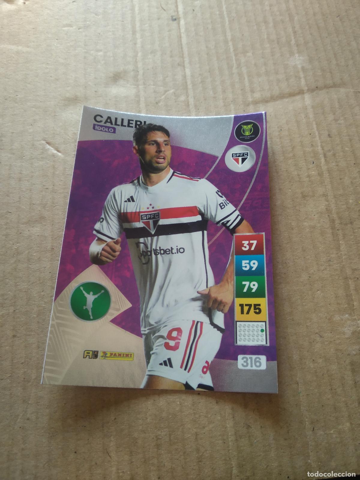 Cromos de f&uacute;tbol: 316 CALLERI SAO PAULO CROMO FUTBOL PANINI ADRENALYN LIGA BRASIL 2023 BRASILEIRAO