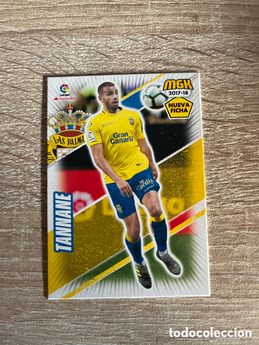 Cromos de f&uacute;tbol: 309 BIS TANNANE NUEVA FICHA MEGACRACKS MGK 2017 2018 17 18 UD LAS PALMAS