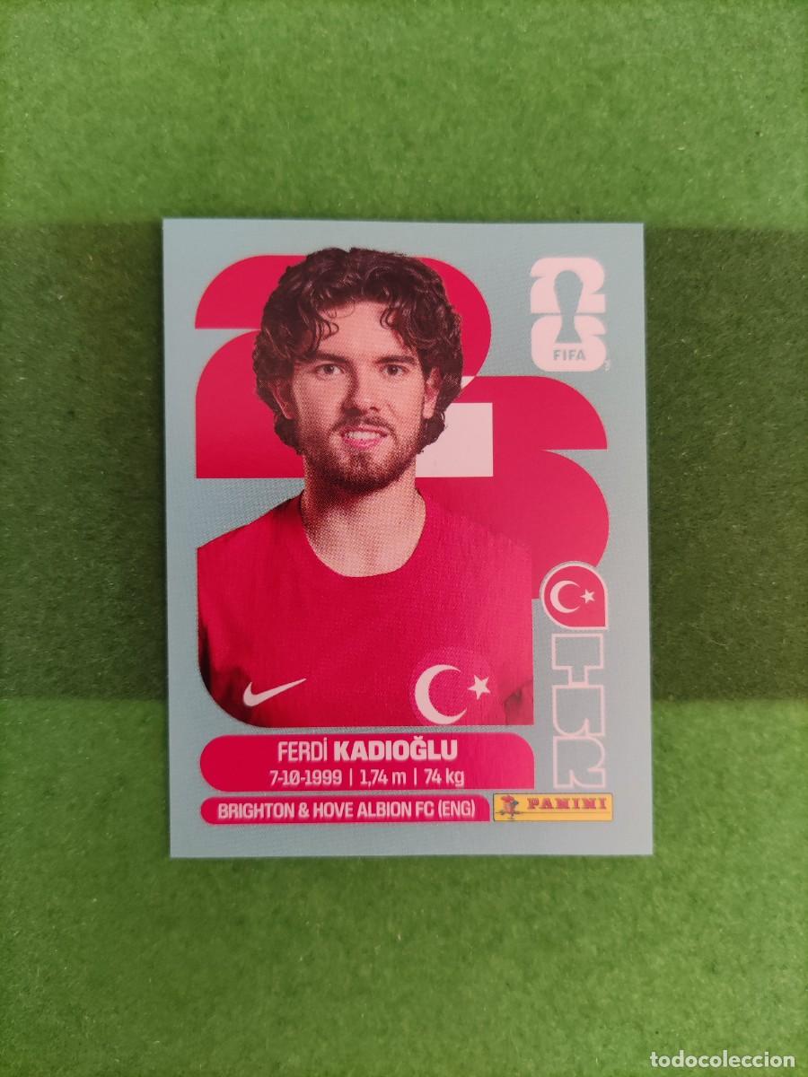 Cromos de f&uacute;tbol: Kadioglu Turqu&iacute;a TUR 8 Sticker Mundial 2026 FIFA World Cup / Sin pegar
