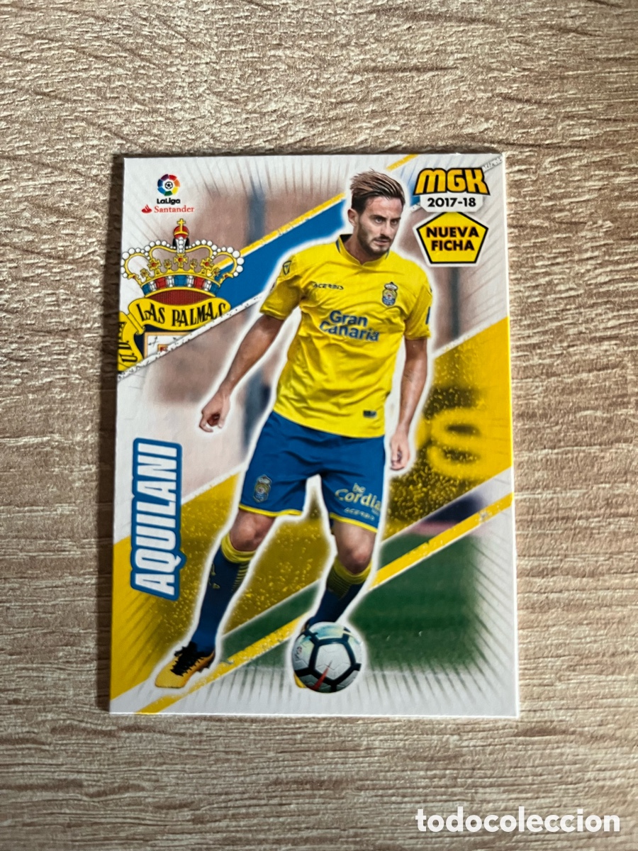 Cromos de f&uacute;tbol: 313 BIS AQUILANI NUEVA FICHA MEGACRACKS MGK 2017 2018 17 18 UD LAS PALMAS