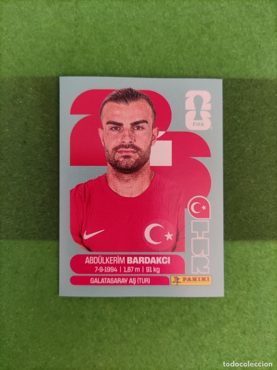 Cromos de f&uacute;tbol: Bardakci Turqu&iacute;a TUR 5 Sticker Mundial 2026 FIFA World Cup / Sin pegar