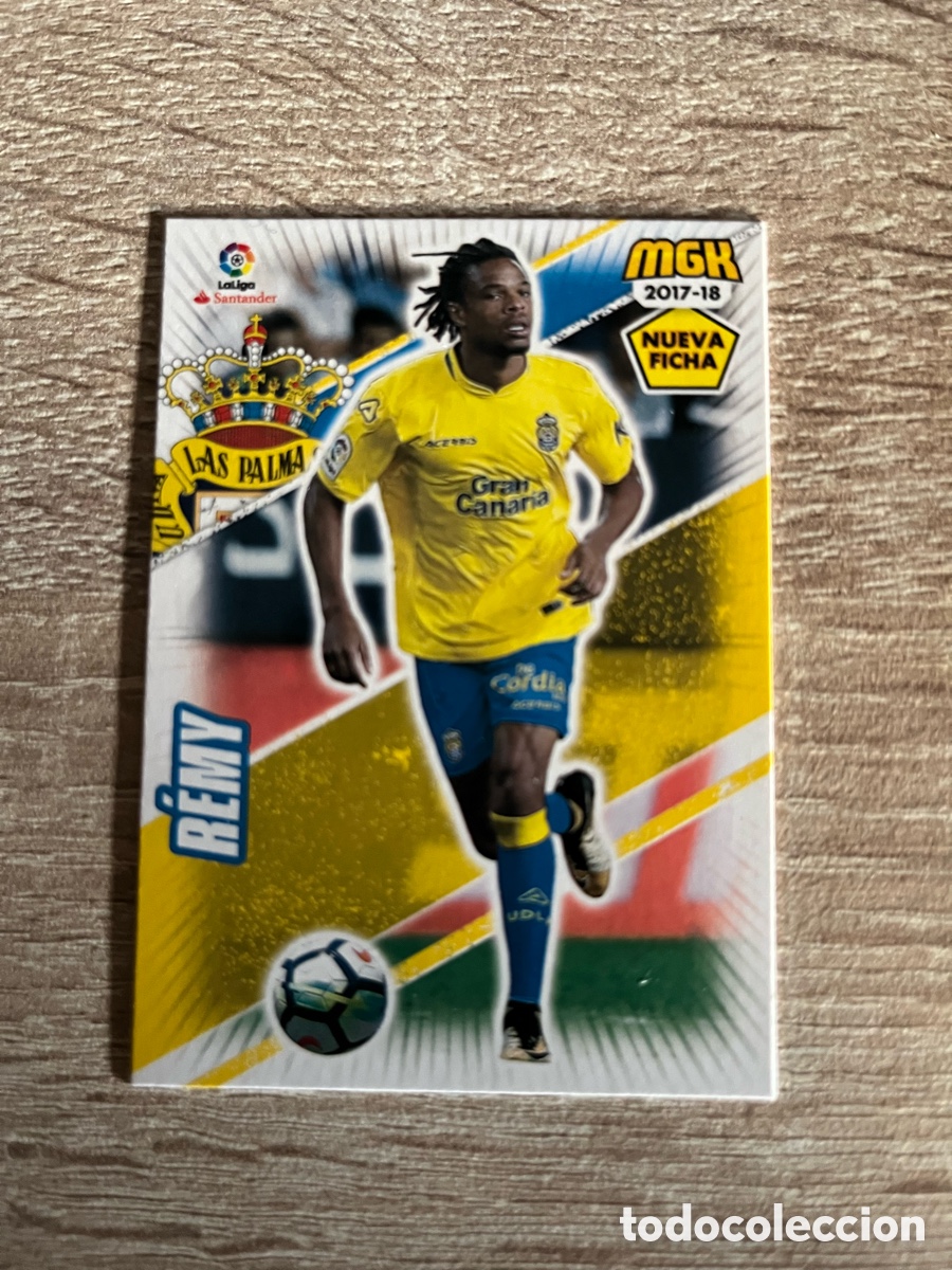Cromos de f&uacute;tbol: 315 BIS R&Eacute;MY NUEVA FICHA MEGACRACKS MGK 2017 2018 17 18 UD LAS PALMAS