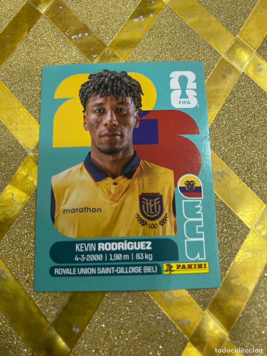 Football Stickers: CROMO DE F&Uacute;TBOL NUMERO ECU 19 KEVIN RODRIGUEZ ECUADOR MUNDIAL 2026 MEXICO-EEUU-CANADA PANINI !