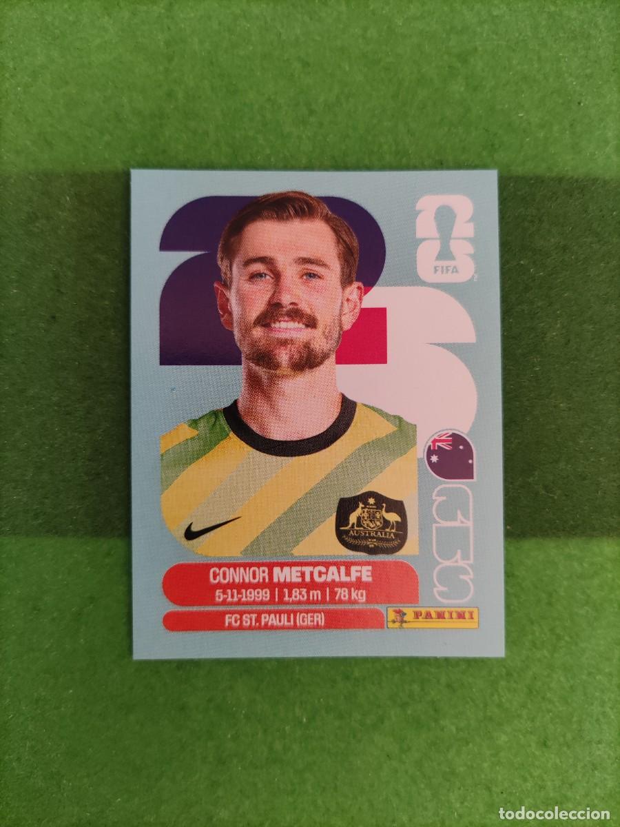 Cromos de f&uacute;tbol: Metcalfe Australia AUS 15 Sticker Mundial 2026 FIFA World Cup / Sin pegar