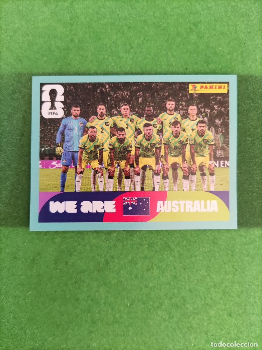 Cromos de f&uacute;tbol: We are Australia AUS 13 Sticker Mundial 2026 FIFA World Cup / Sin pegar