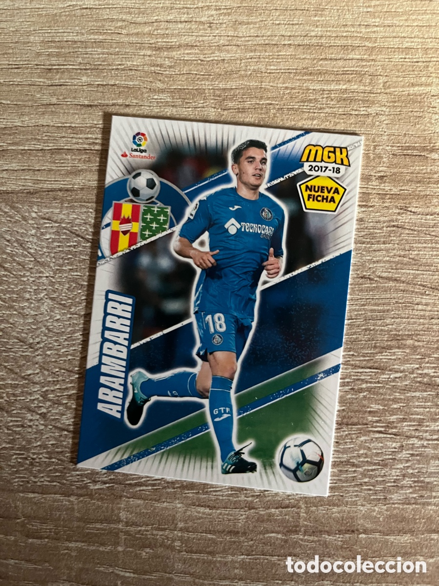 Cromos de f&uacute;tbol: 255 BIS ARAMBARRI NUEVA FICHA MEGACRACKS MGK 2017 2018 17 18 GETAFE