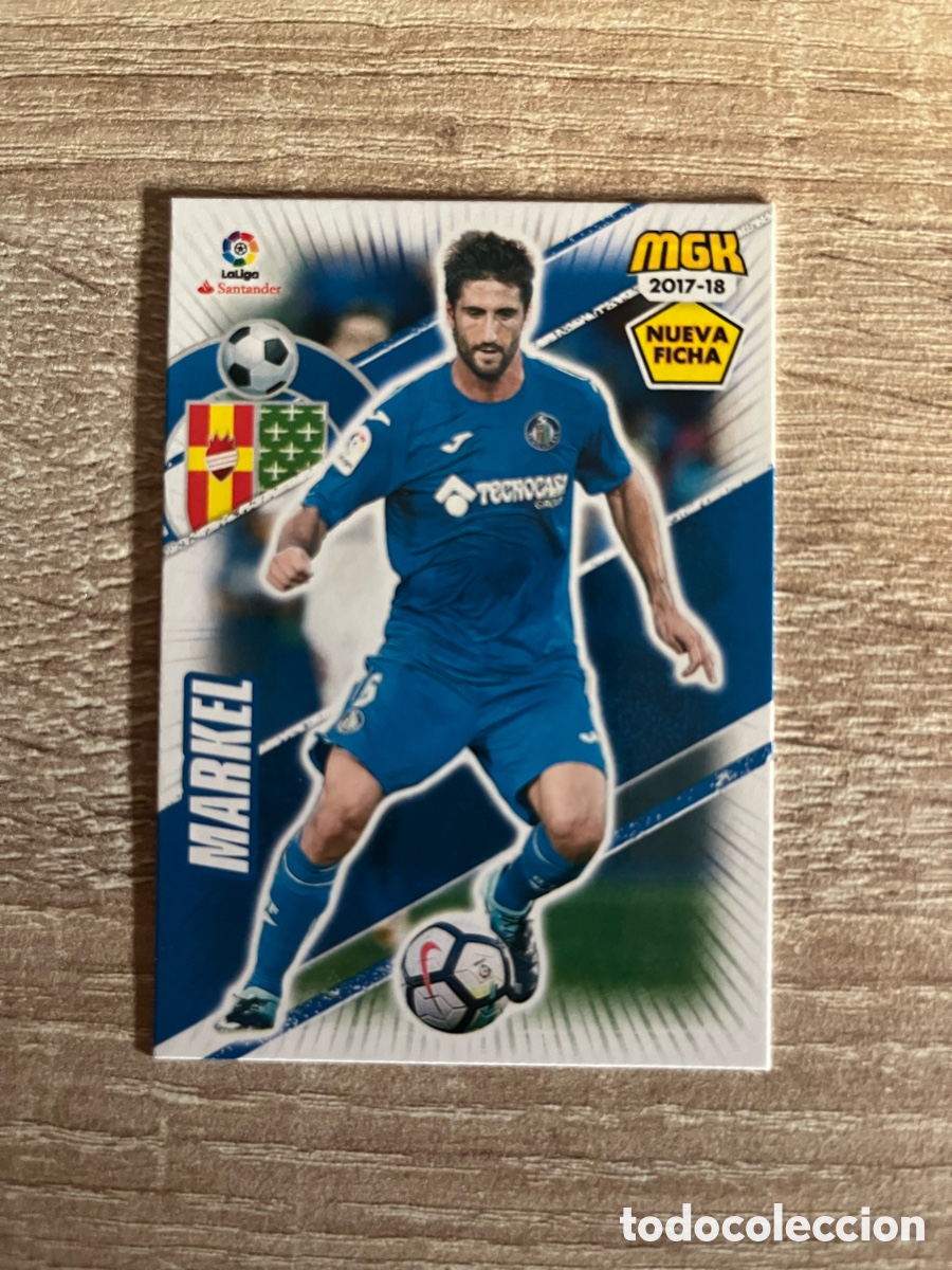 Fu&szlig;ball-Sticker: 254 BIS MARKEL NUEVA FICHA MEGACRACKS MGK 2017 2018 17 18 GETAFE