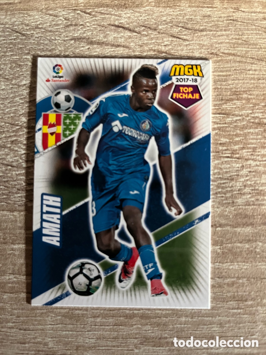 Cromos de Futebol: 264 AMATH TOP FICHAJE MEGACRACKS MGK 2017 2018 17 18 GETAFE