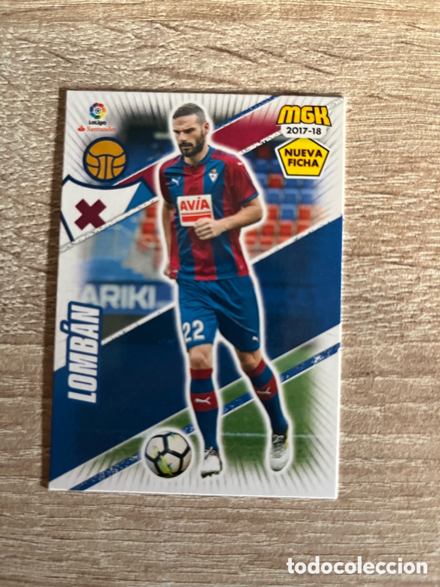 Cromos de f&uacute;tbol: 194 BIS LOMB&Aacute;N NUEVA FICHA MEGACRACKS MGK 2017 2018 17 18 EIBAR