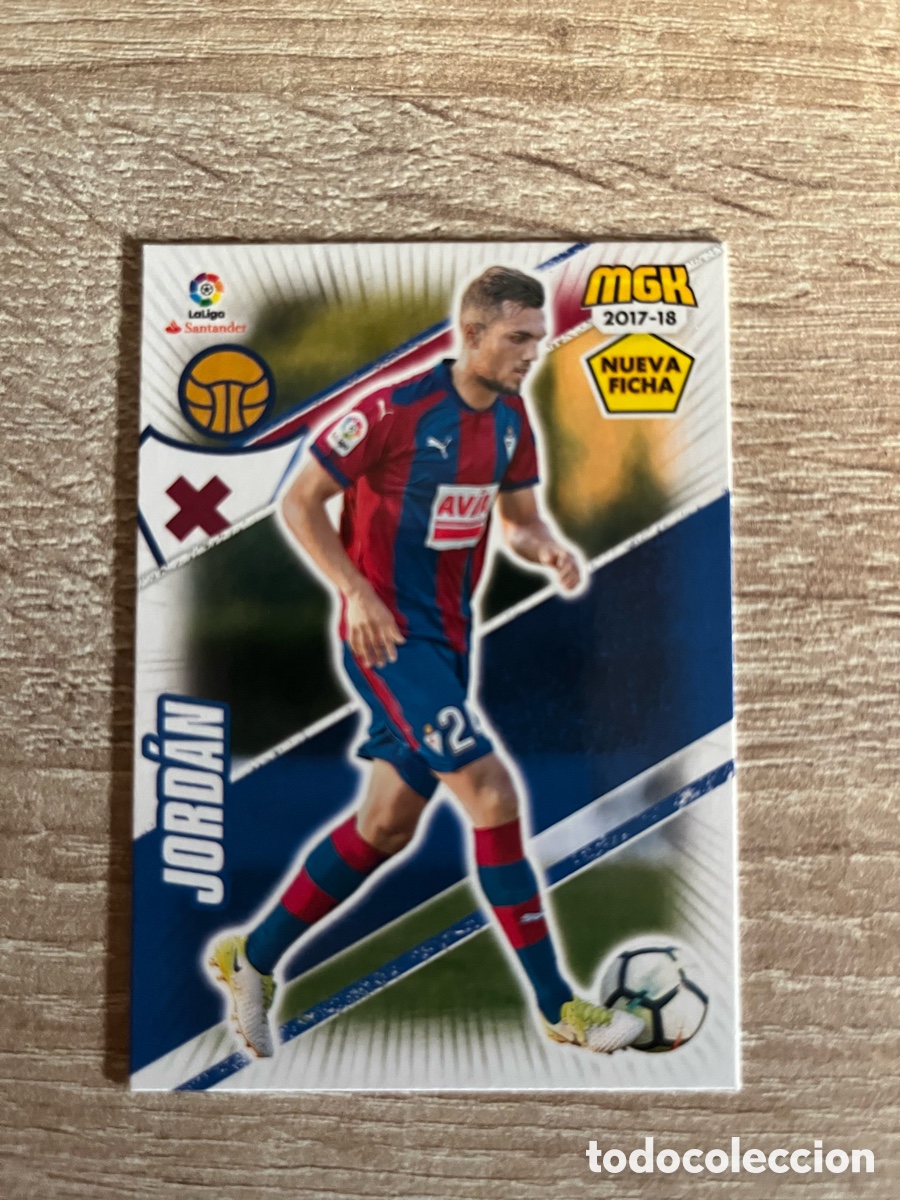 Cromos de f&uacute;tbol: 201 BIS JORD&Aacute;N NUEVA FICHA MEGACRACKS MGK 2017 2018 17 18 EIBAR