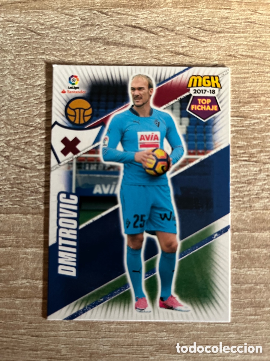 Fu&szlig;ball-Sticker: 208 DMITROVIC TOP FICHAJE MEGACRACKS MGK 2017 2018 17 18 EIBAR