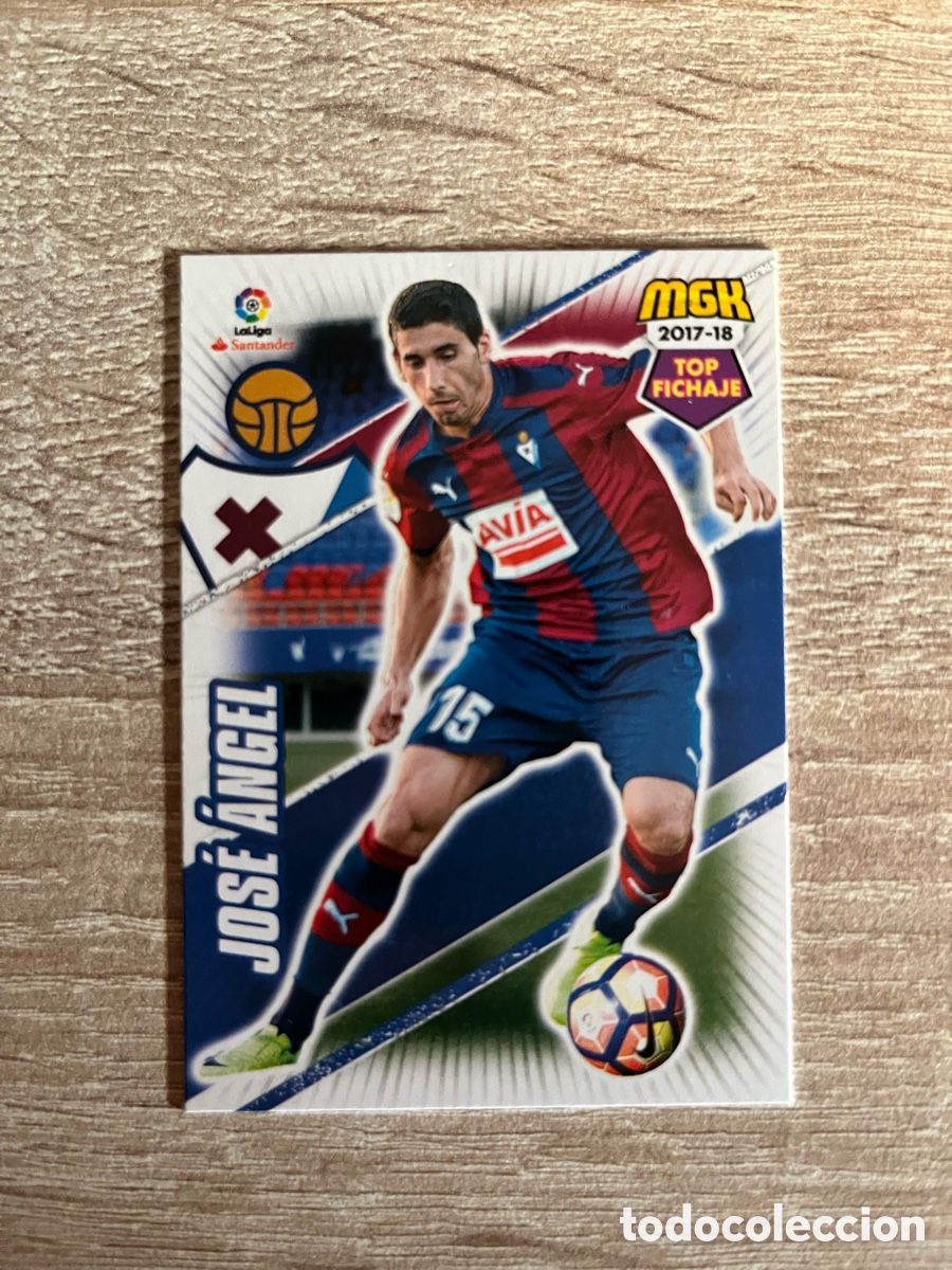 Figurine di Calcio: 209 JOS&Eacute; &Aacute;NGEL TOP FICHAJE MEGACRACKS MGK 2017 2018 17 18 EIBAR