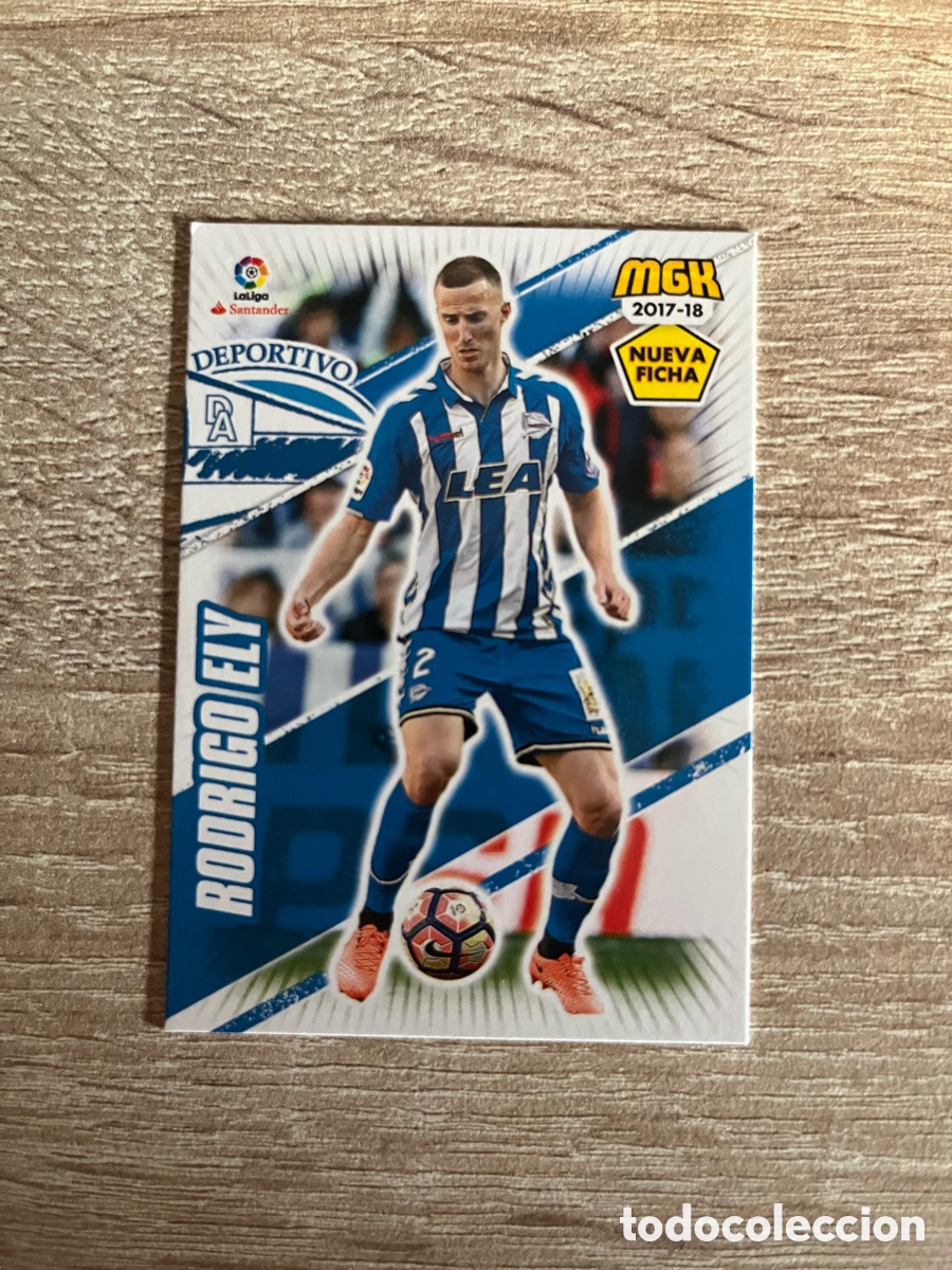 Fu&szlig;ball-Sticker: 8 BIS RODRIGO ELY NUEVA FICHA MEGACRACKS MGK 2017 2018 17 18 ALAV&Eacute;S
