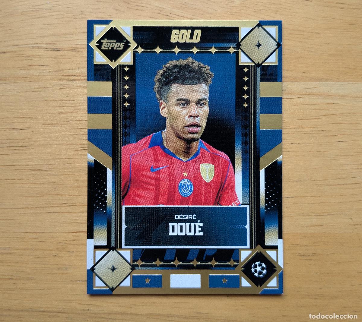 Fu&szlig;ball-Sticker: TOPPS GOLD 2025-2026 - DESIRE DOUE - GOLD - PARIS SAINT-GERMAIN