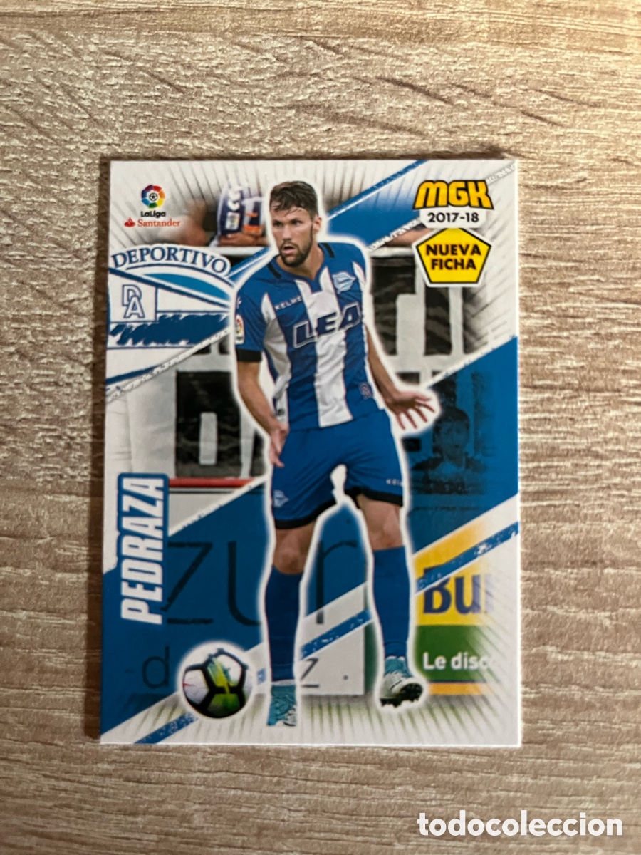 Fu&szlig;ball-Sticker: 13 BIS PEDRAZA NUEVA FICHA MEGACRACKS MGK 2017 2018 17 18 ALAV&Eacute;S