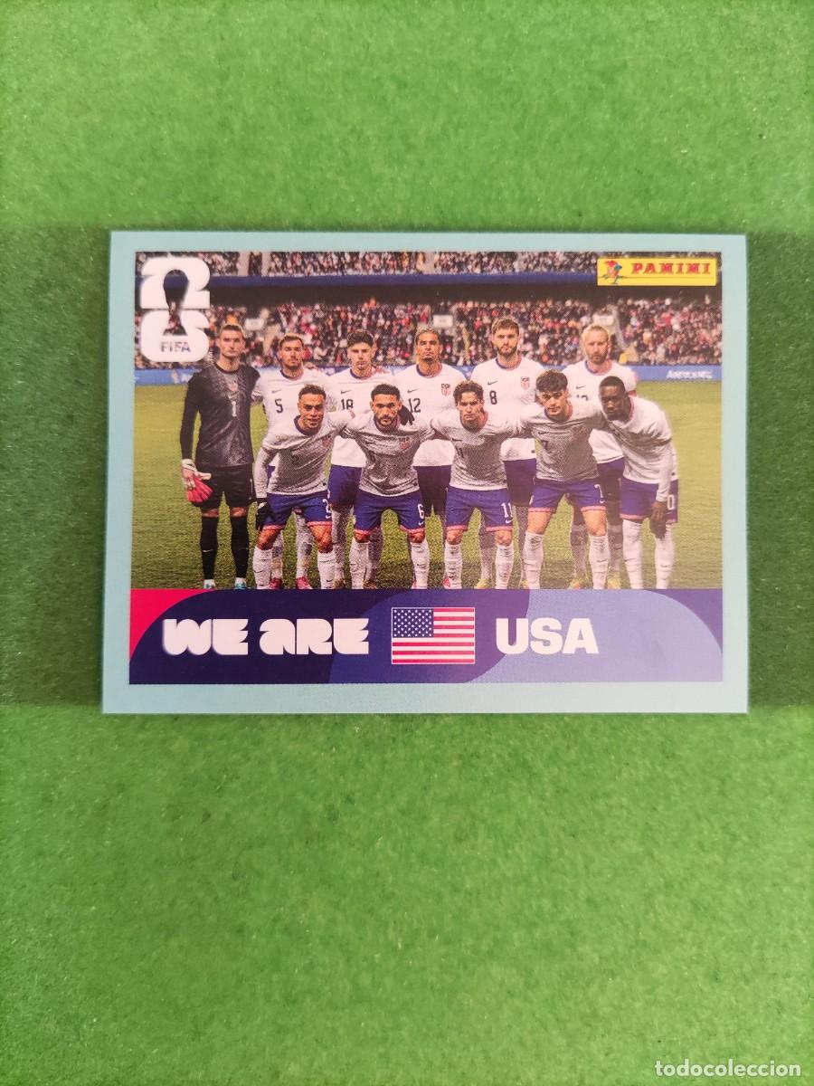 Fu&szlig;ball-Sticker: We are Estados Unidos USA 13 Sticker Mundial 2026 FIFA World Cup / Sin pegar