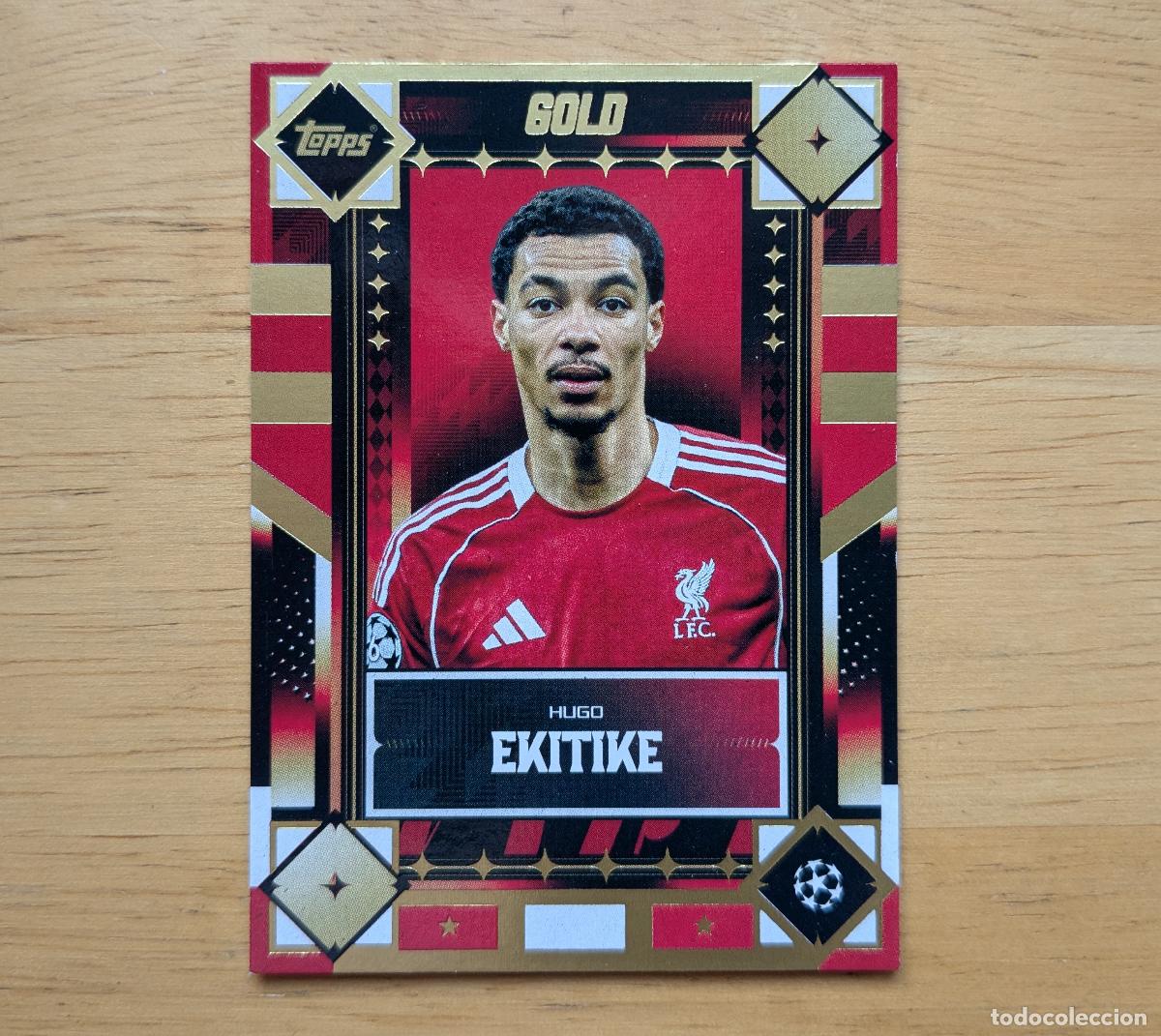 Fu&szlig;ball-Sticker: TOPPS GOLD 2025-2026 - HUGO EKITIKE - GOLD - LIVERPOOL FC
