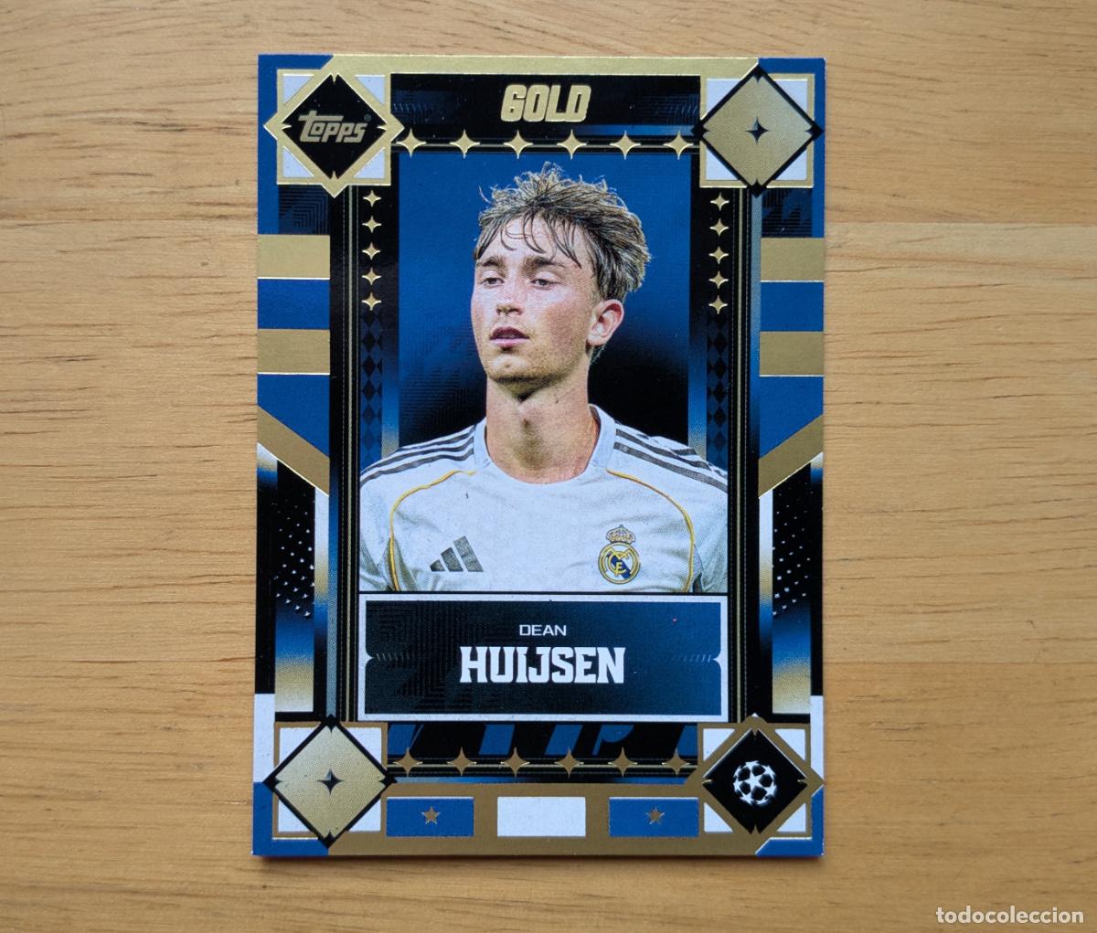 Cromos de f&uacute;tbol: TOPPS GOLD 2025-2026 - DEAN HUIJSEN - GOLD - REAL MADRID