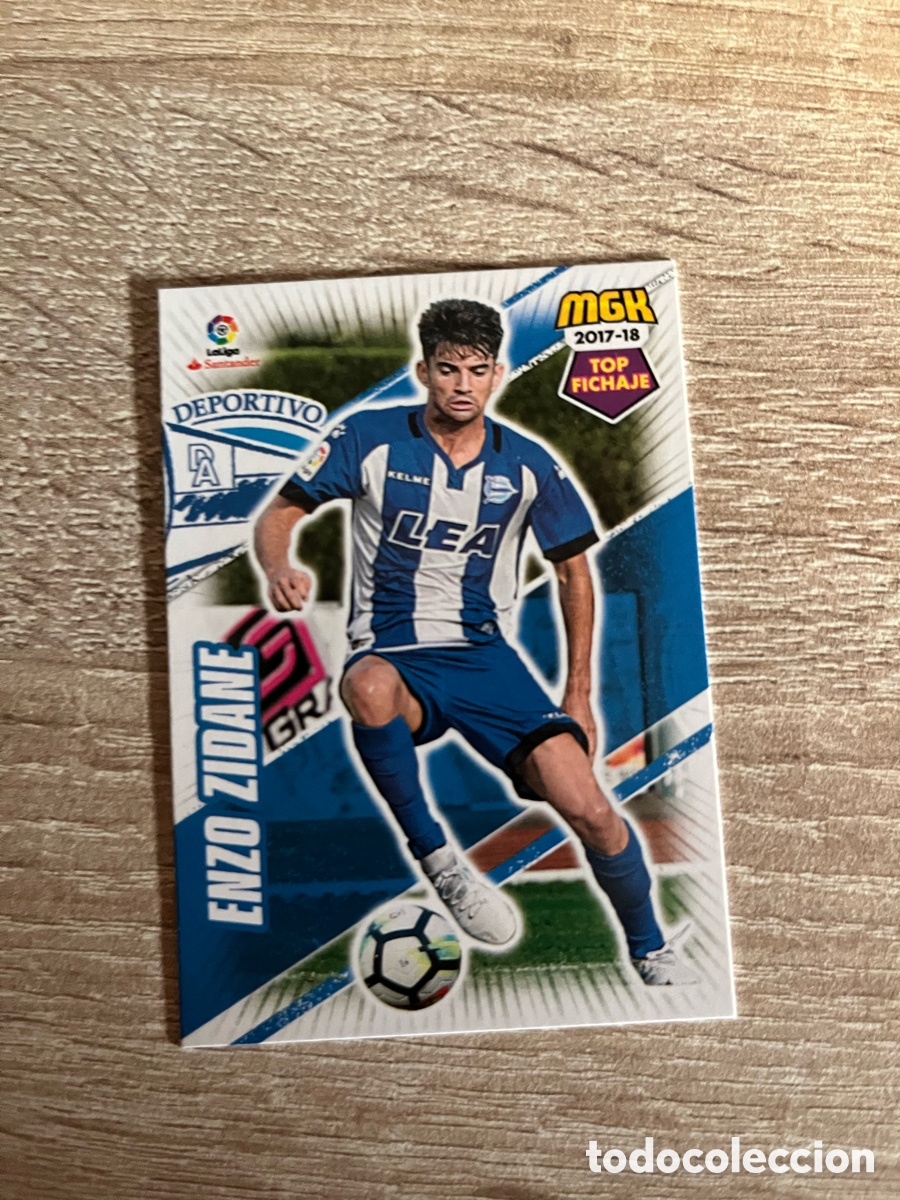 Cromos de f&uacute;tbol: 19 ENZO ZIDANE TOP FICHAJE MEGACRACKS MGK 2017 2018 17 18 ALAV&Eacute;S