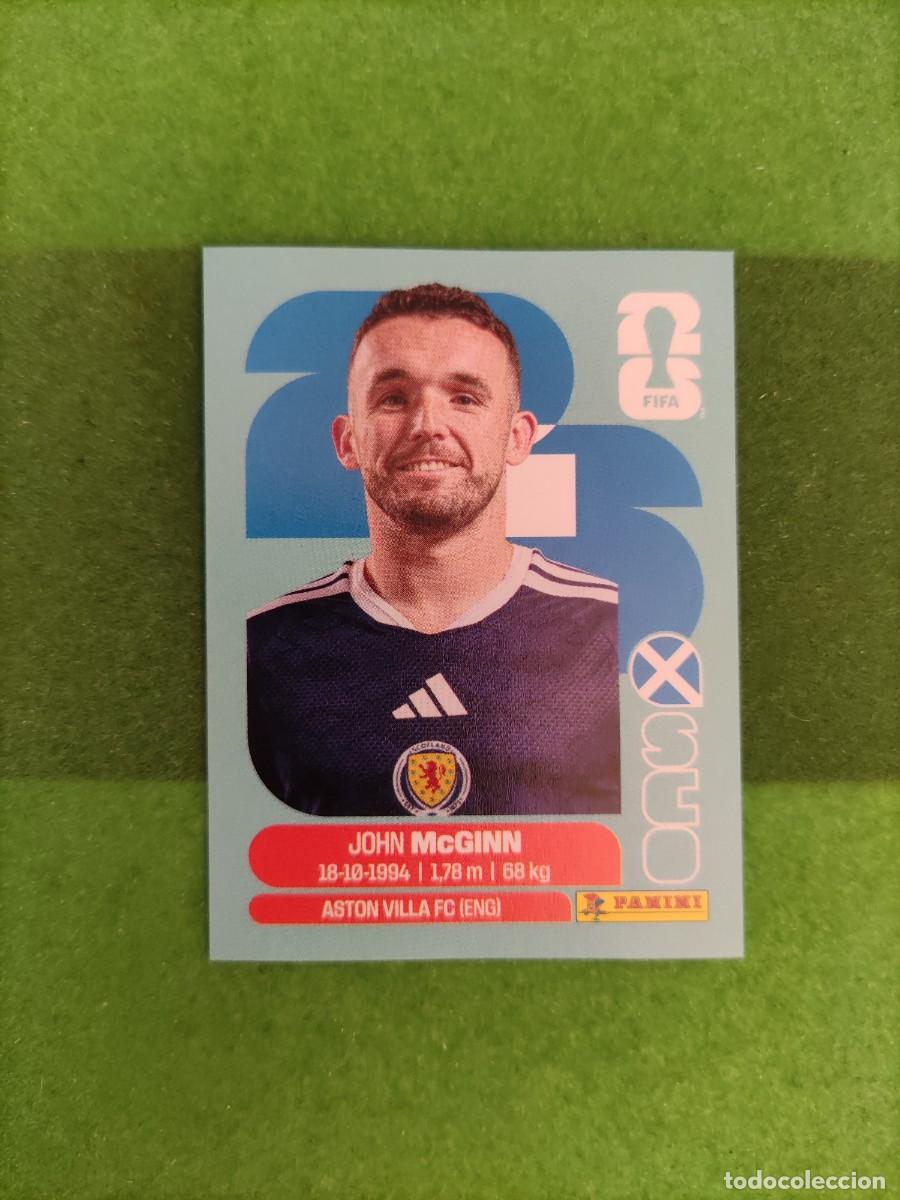 Cromos de f&uacute;tbol: McGinn Escocia SCO 17 Sticker Mundial 2026 FIFA World Cup / Sin pegar