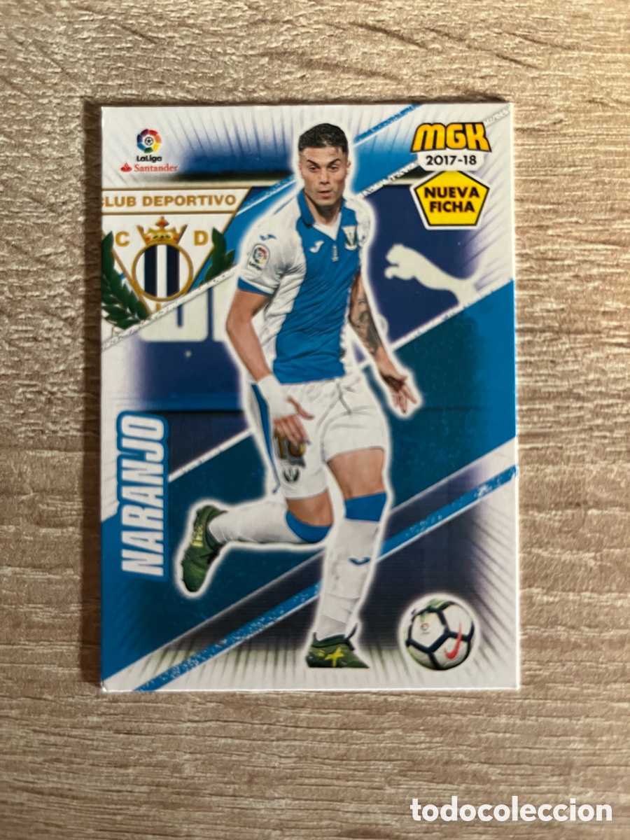 Cromos de f&uacute;tbol: 338 BIS NARANJO NUEVA FICHA MEGACRACKS MGK 2017 2018 17 18 LEGAN&Eacute;S