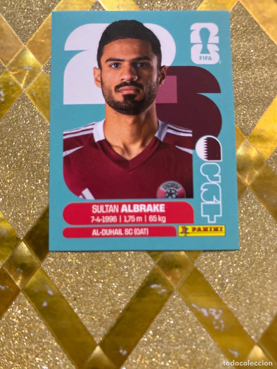 Cromos de f&uacute;tbol: CROMO DE F&Uacute;TBOL QAT 3 ALBRAKE CATAR MUNDIAL 2026 MEXICO-EEUU-CANADA PANINI !