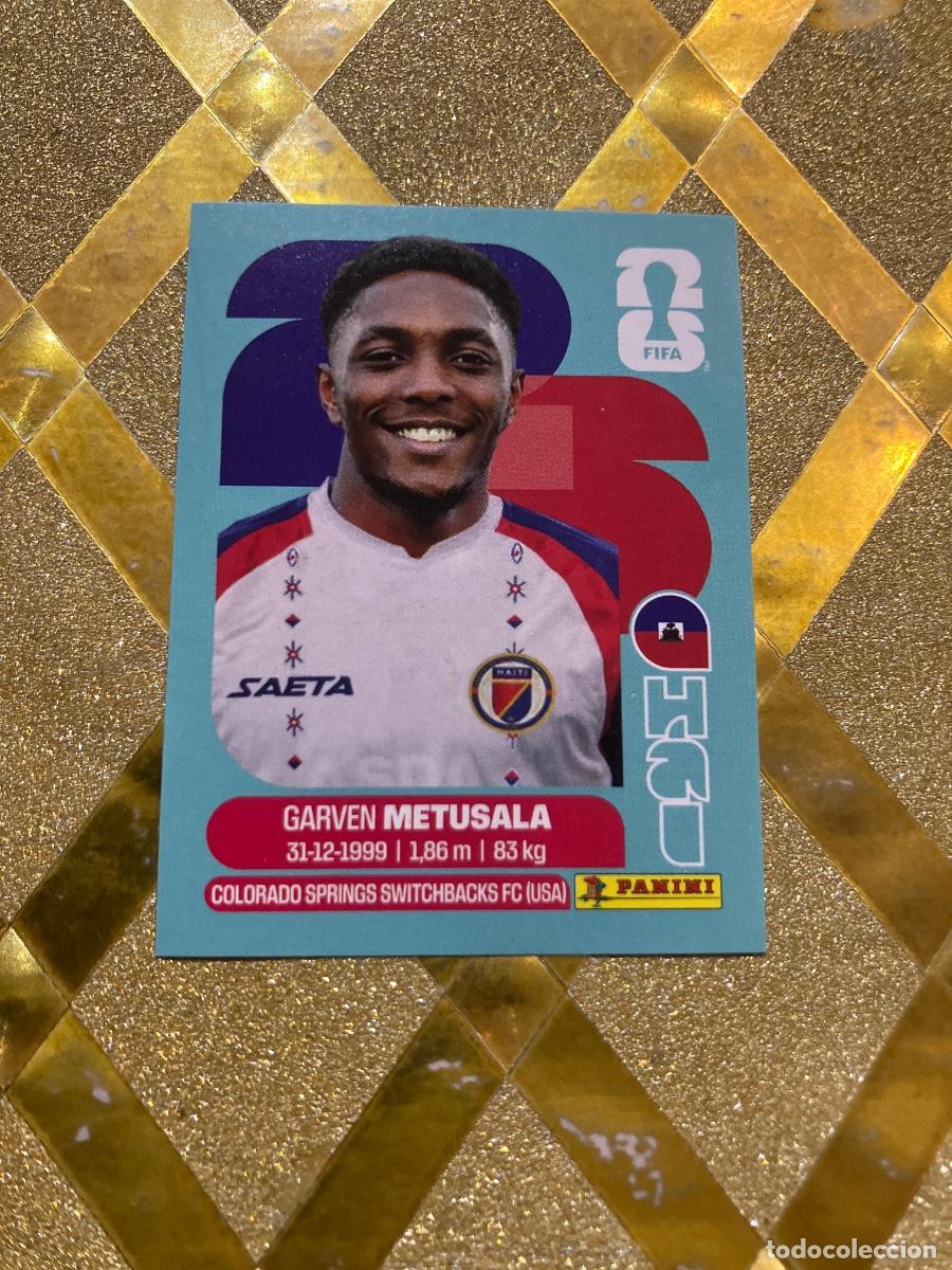 Cromos de f&uacute;tbol: CROMO DE F&Uacute;TBOL NUMERO HAI 8 GARVEN METUSALA HAITI MUNDIAL 2026 MEXICO-EEUU-CANADA PANINI !