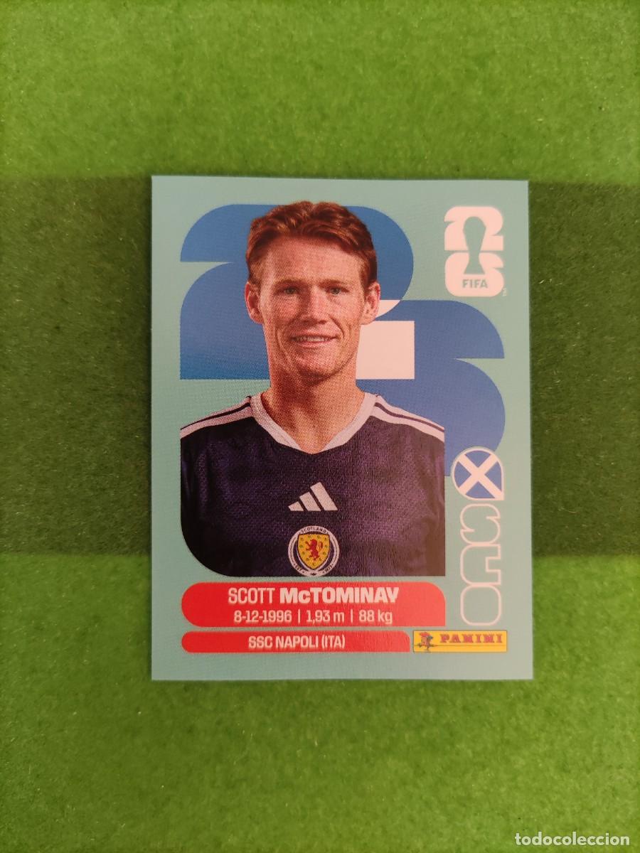 Football Stickers: McTominay Escocia SCO 11 Sticker Mundial 2026 FIFA World Cup / Sin pegar