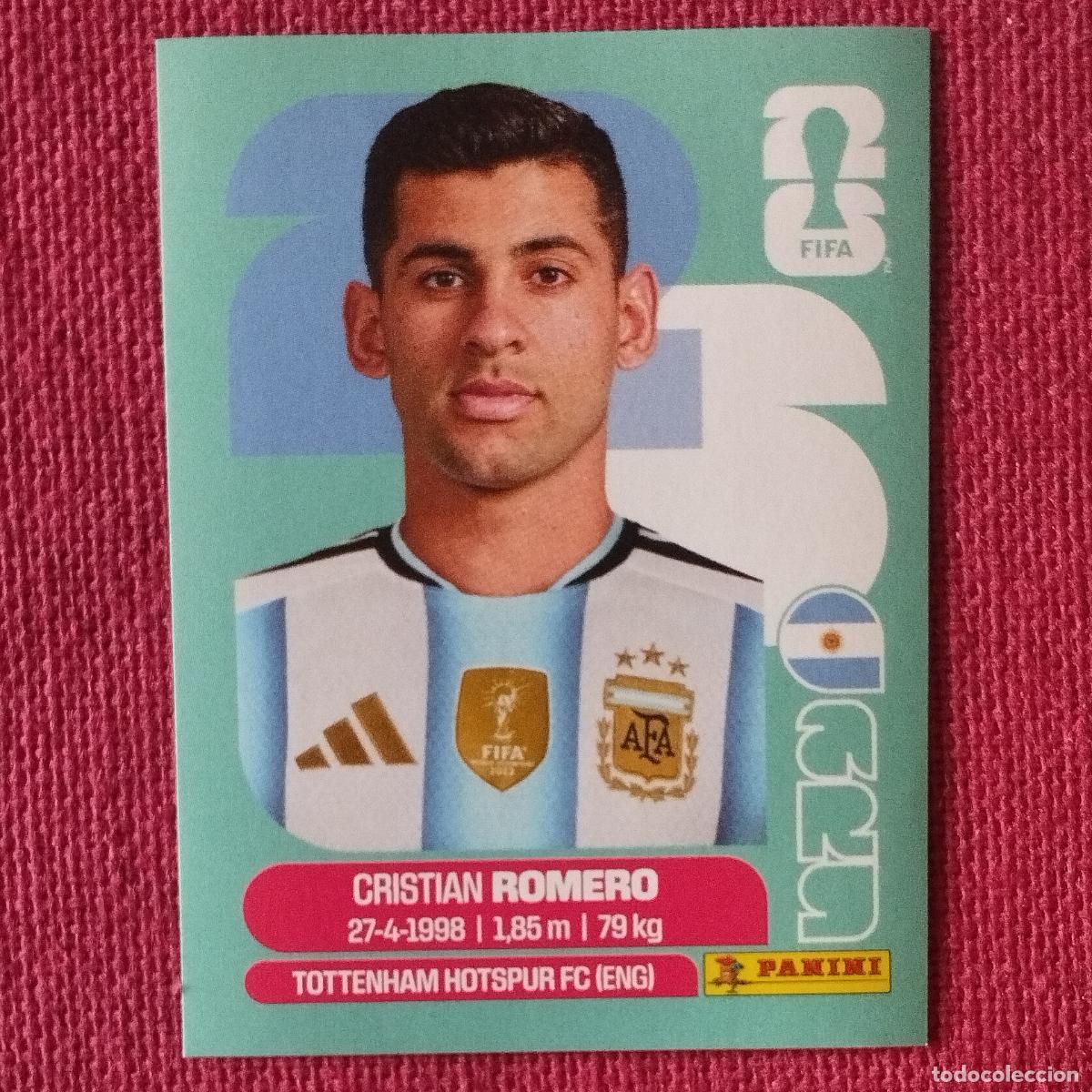 Cromos de f&uacute;tbol: CRISTIAN ROMERO - ARGENTINA - ARG 4 - MUNDIAL DE FUTBOL - FIFA WORLD CUP - 2026