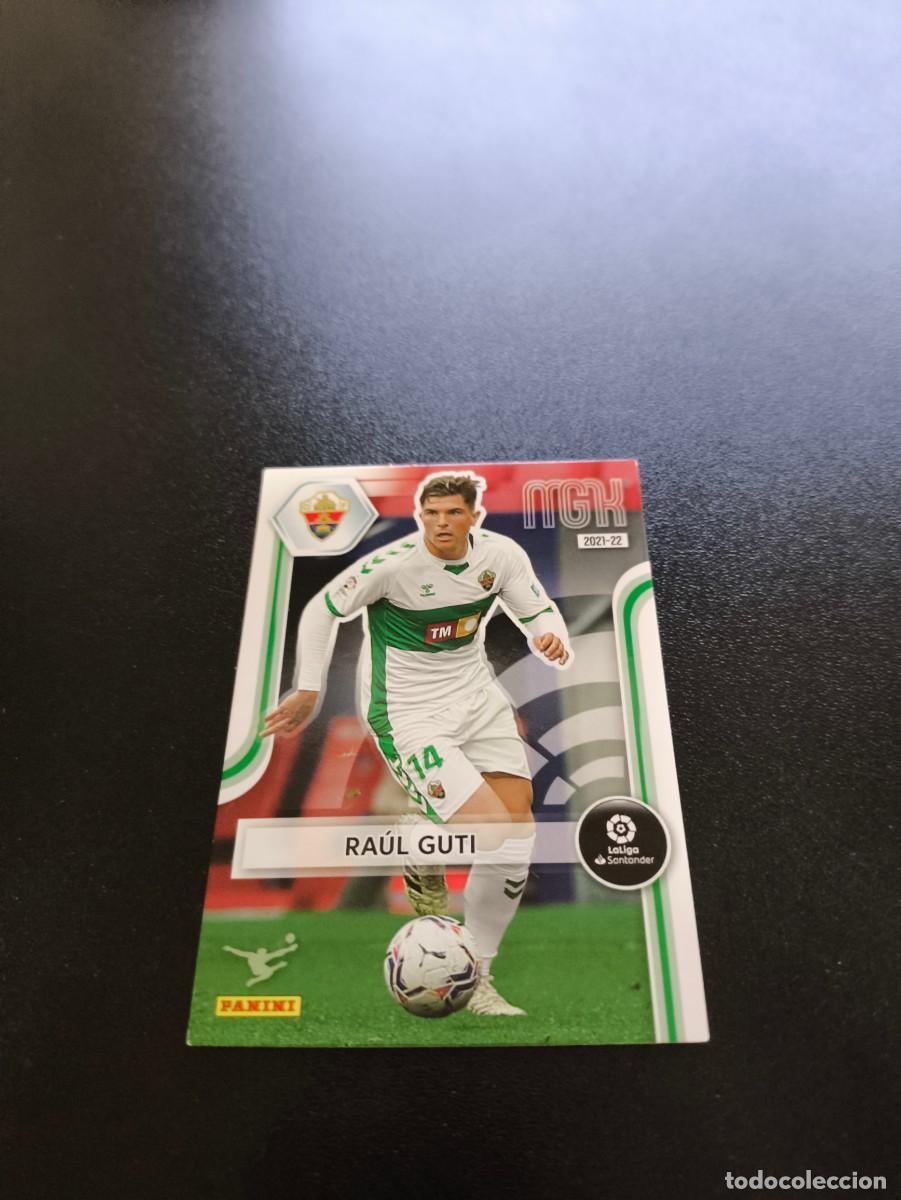 Cromos de f&uacute;tbol: 140 Ra&uacute;l Guti ELCHE PANINI LIGA MEGACRACKS MGK 2021 2022 21 22 NO ESTE ADRENALYN