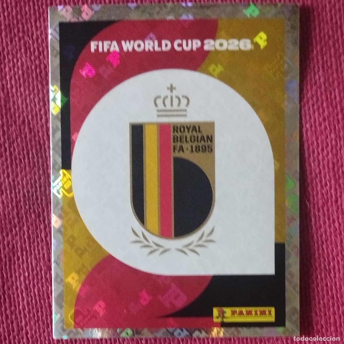 Football Stickers: ESCUDO BELGICA - BEL 1 - MUNDIAL DE FUTBOL - FIFA WORLD CUP - 2026