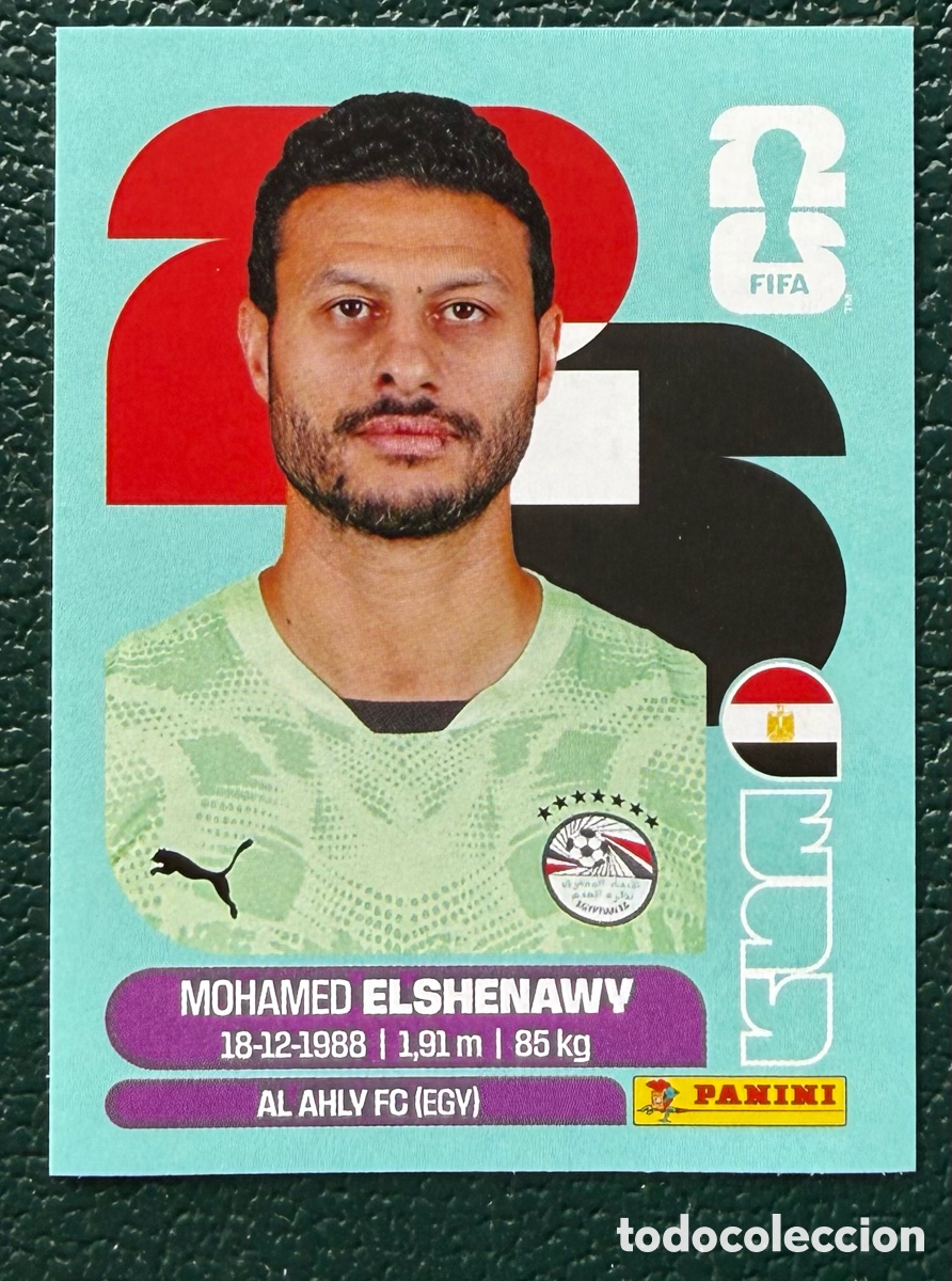 Cartes &agrave; collectionner de Football: EGY 2 MOHAMED ELSHENAWY EGIPTO CROMOS ALBUM FIFA WORLD CUP MUNDIAL 2026 PANINI