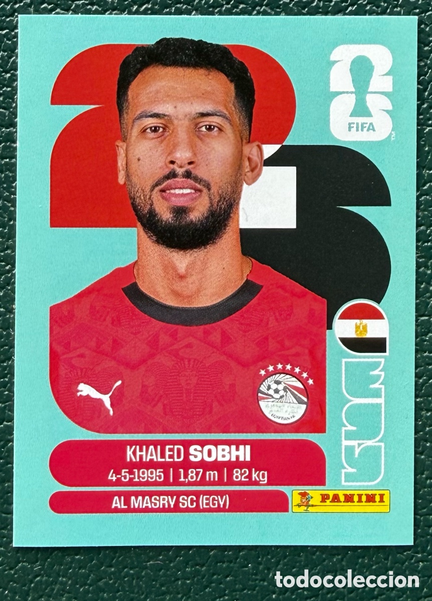 Cartes &agrave; collectionner de Football: EGY 6 KHALED SOBHI EGIPTO CROMOS ALBUM FIFA WORLD CUP MUNDIAL 2026 PANINI