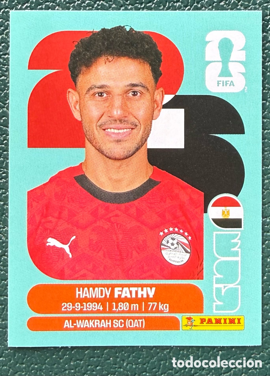 Cartes &agrave; collectionner de Football: EGY 12 HAMDY FATHY EGIPTO CROMOS ALBUM FIFA WORLD CUP MUNDIAL 2026 PANINI