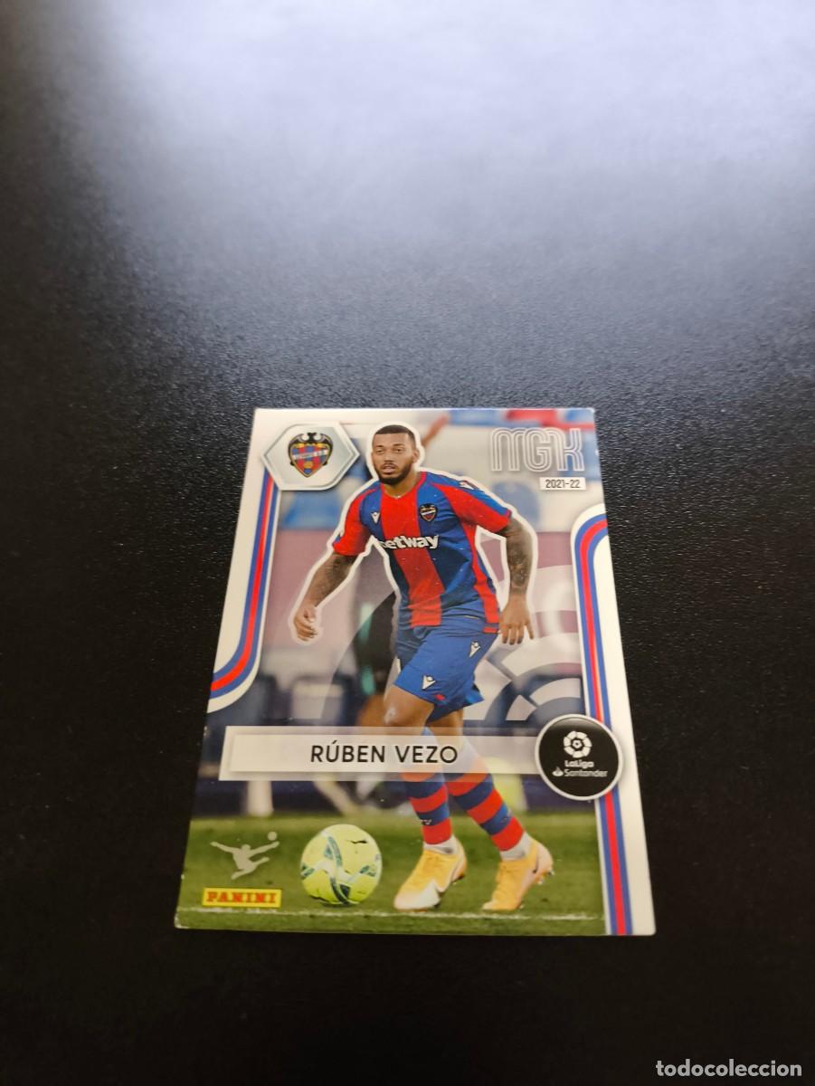 Fu&szlig;ball-Sticker: 205 Rub&eacute;n Vezo LEVANTE PANINI LIGA MEGACRACKS MGK 2021 2022 21 22 NO ESTE ADRENALYN