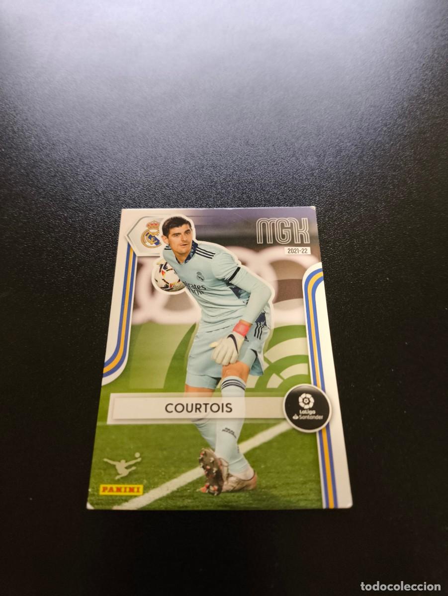 Cromos de f&uacute;tbol: 218 Thibaut Courtois REAL MADRID PANINI LIGA MEGACRACKS MGK 2021 2022 21 22 NO ESTE ADRENALYN