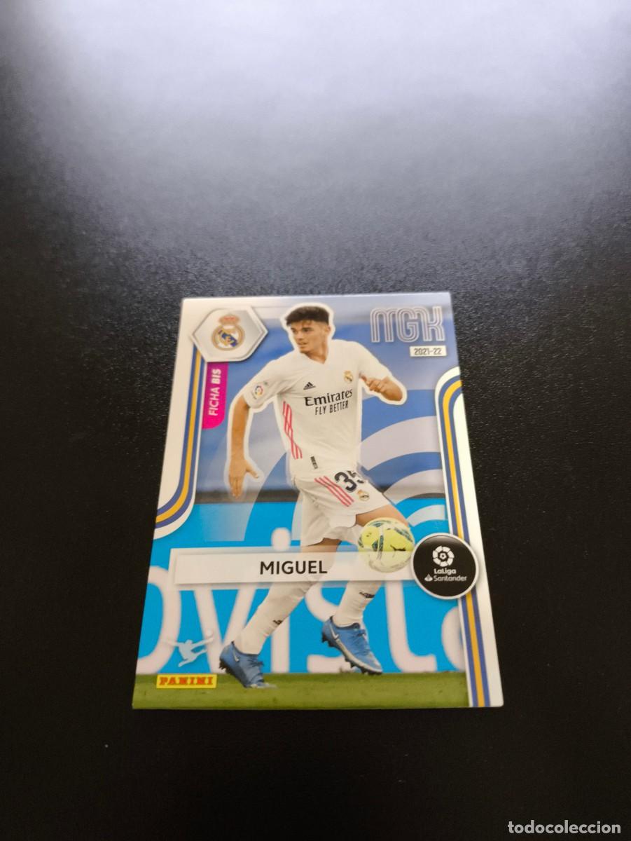 Football Stickers: 221 BIS Miguel Gutierrez REAL MADRID PANINI LIGA MEGACRACKS MGK 2021 2022 21 22 NO ESTE ADRENALYN