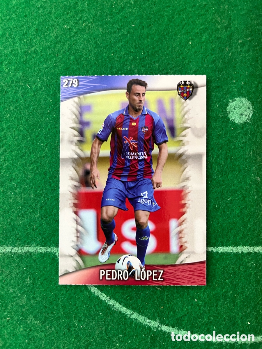 Cromos de f&uacute;tbol: 279 PEDRO L&Oacute;PEZ LEVANTE LAS FICHAS DE LA LIGA 2013 2014 MUNDICROMO