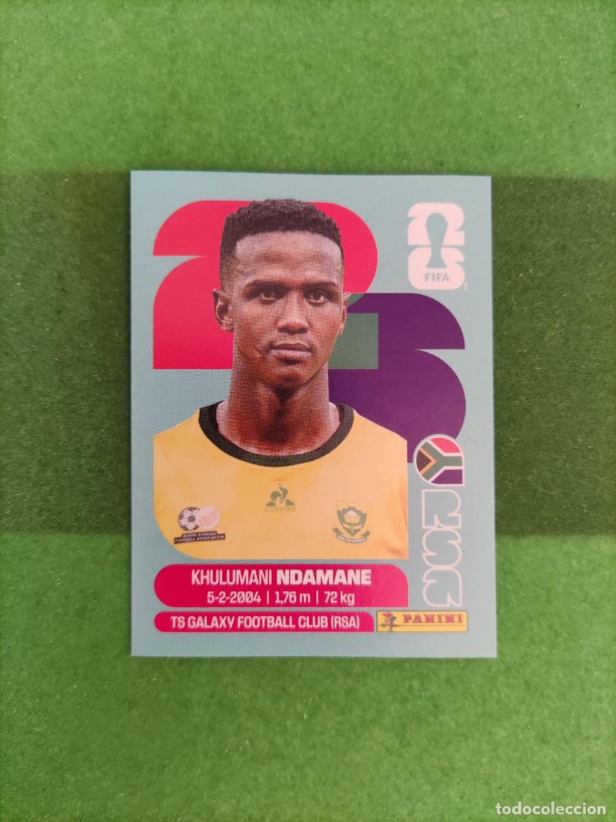 Cromos de f&uacute;tbol: Ndamane Sud&aacute;frica RSA 7 Sticker Mundial 2026 FIFA World Cup / Sin pegar