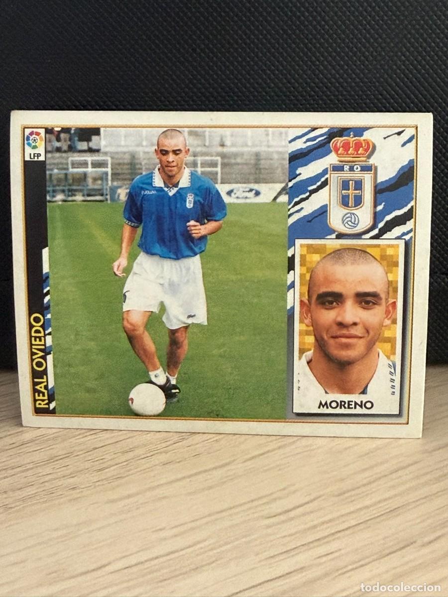 Fu&szlig;ball-Sticker: LIGA 97 98 - Ediciones Este - Moreno FICHAJE 35 - Real Oviedo