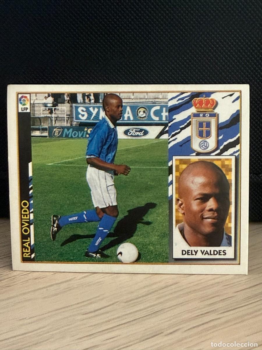 Cromos de f&uacute;tbol: LIGA 97 98 - Ediciones Este - Dely Valdes COLOCA - Real Oviedo