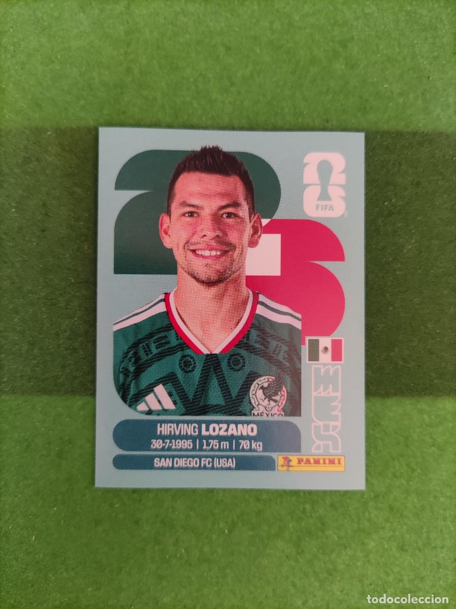 Cromos de f&uacute;tbol: Lozano Mexico MEX 15 Sticker Mundial 2026 FIFA World Cup / Sin pegar