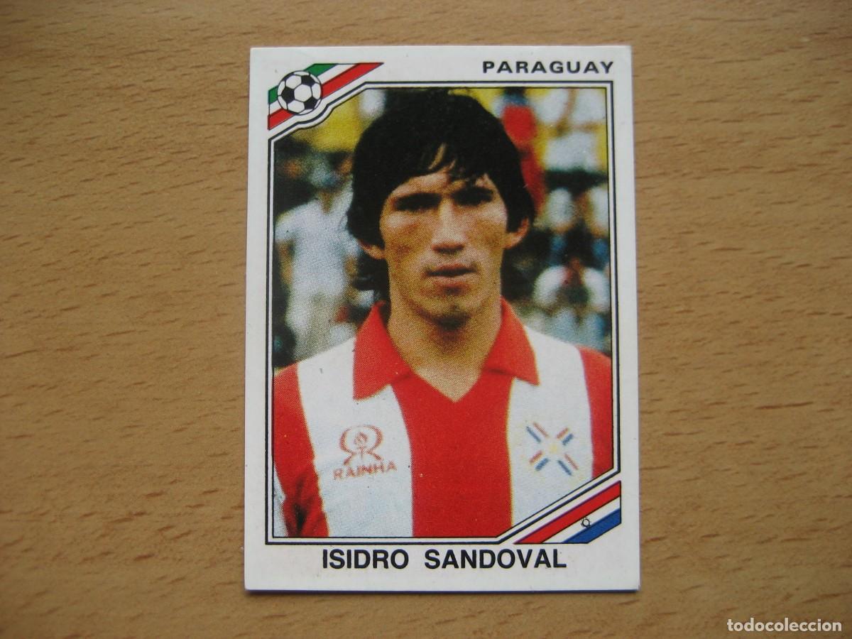 Cromos de f&uacute;tbol: 1986 MEXICO 86 - N&ordm; 154 ISIDRO SANDOVAL - PARAGUAY - PANINI