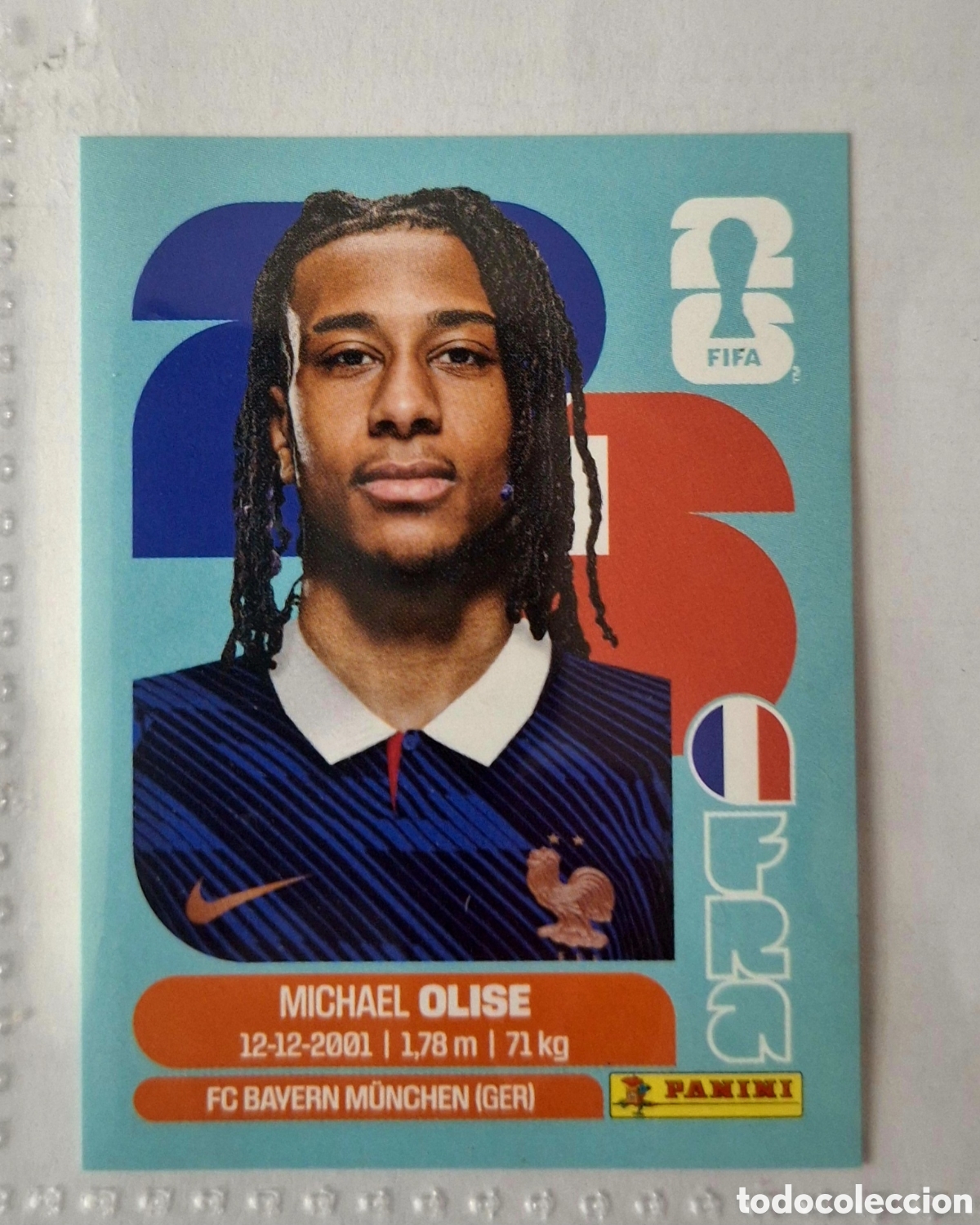 Cromos de f&uacute;tbol: OLISE - FRANCIA - STICKER MUNDIAL 2026 PANINI FIFA WORLD CUP 26.