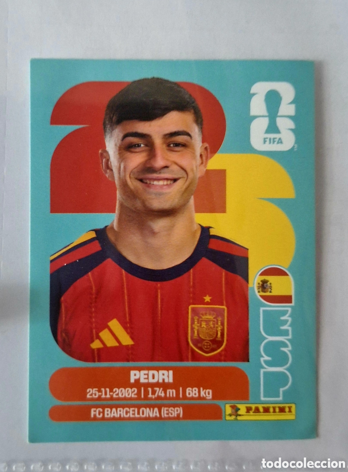 Cromos de f&uacute;tbol: PEDRI - ESPA&Ntilde;A - STICKER MUNDIAL 2026 PANINI FIFA WORLD CUP 26.