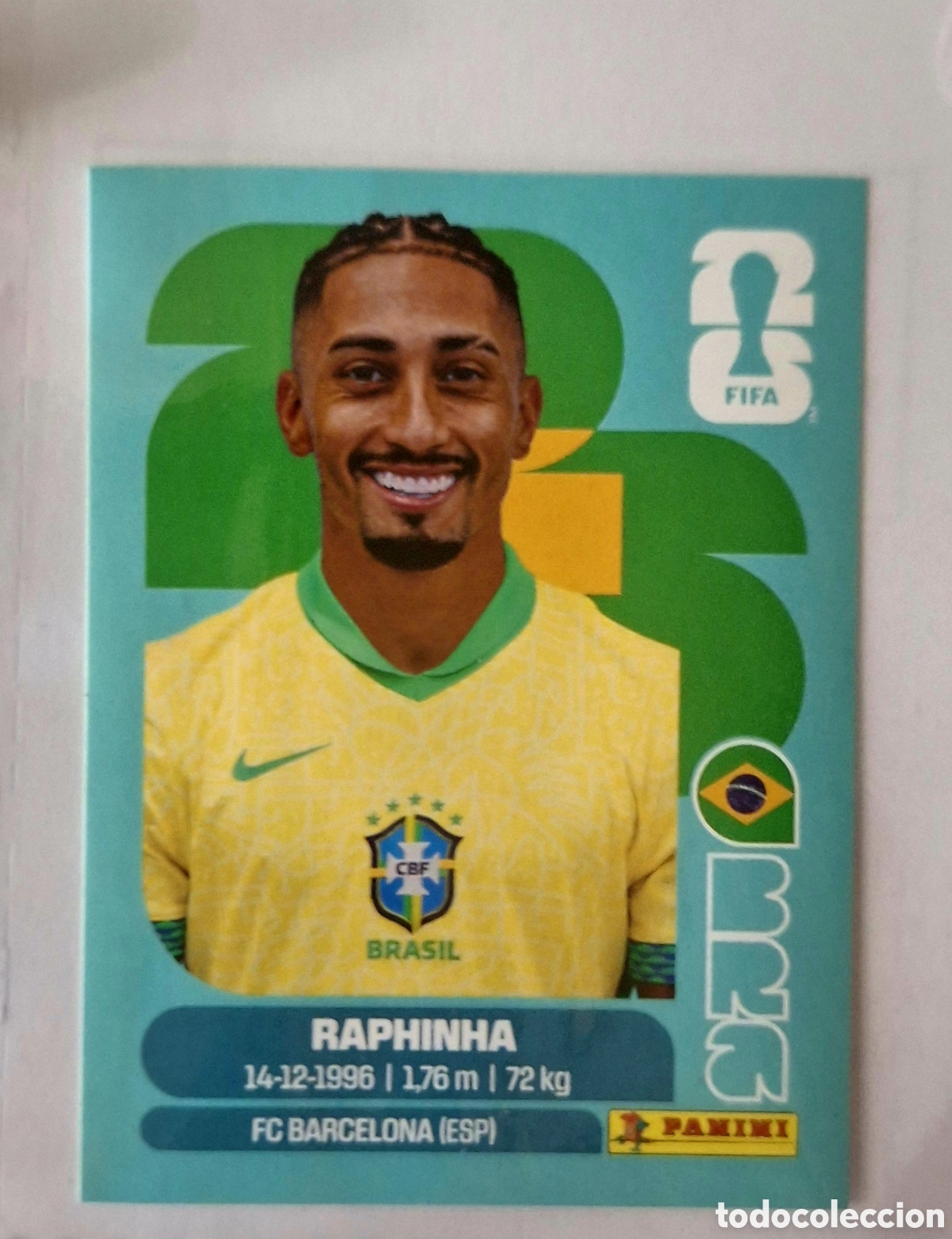 Cromos de f&uacute;tbol: RAPHINHA - BRASIL - STICKER MUNDIAL 2026 PANINI FIFA WORLD CUP 26.