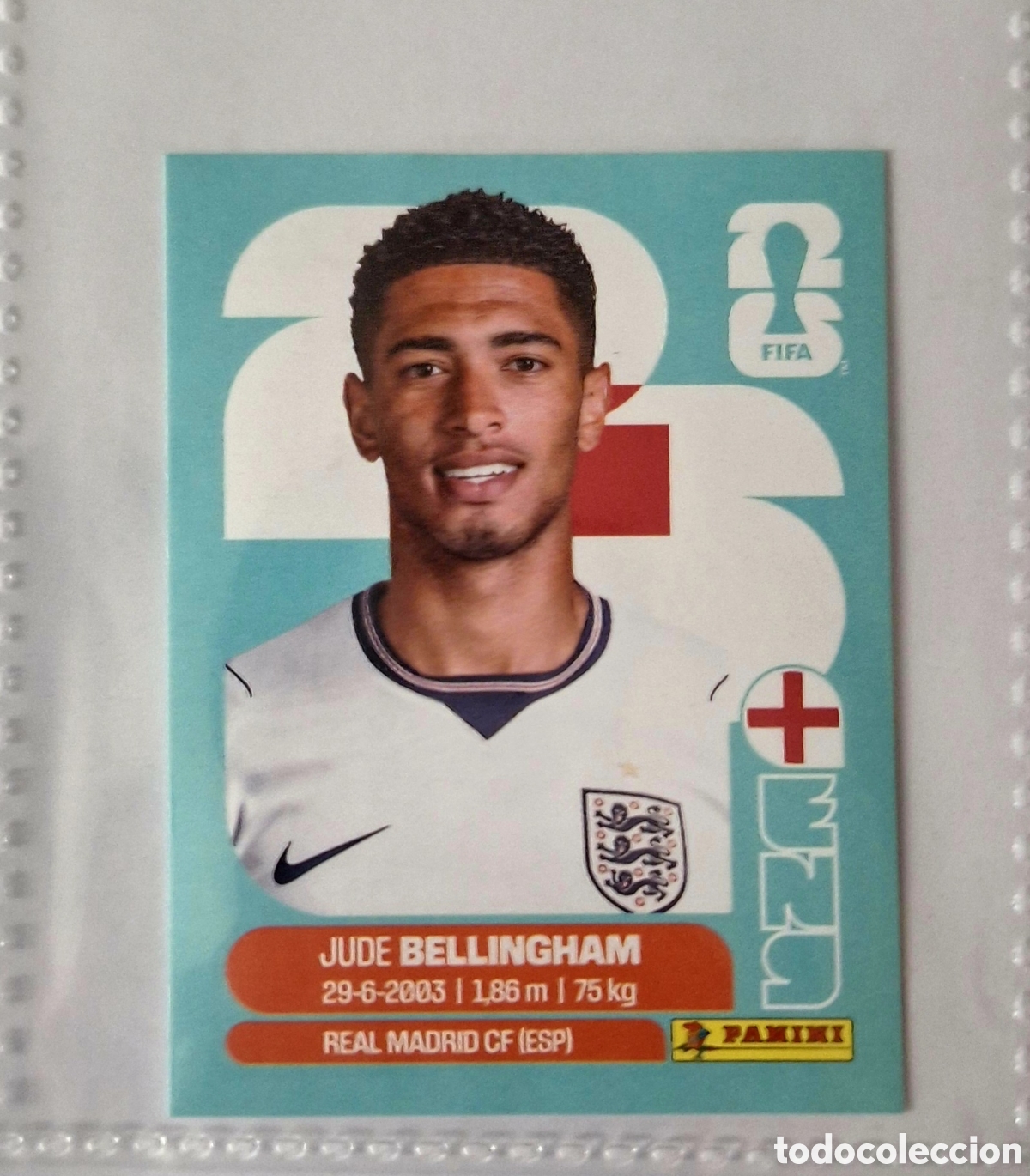 Cromos de f&uacute;tbol: BELLINGHAM - INGLATERRA - STICKER MUNDIAL 2026 PANINI FIFA WORLD CUP 26.