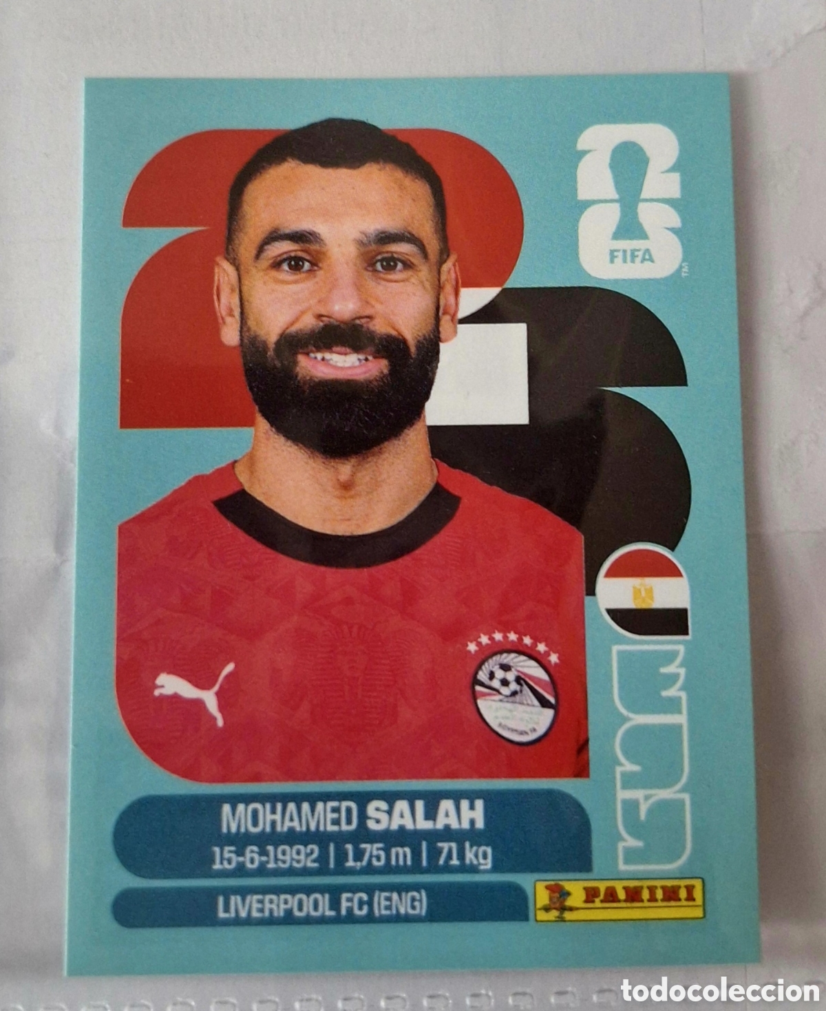 Figurine di Calcio: SALAH - EGIPTO - STICKER MUNDIAL 2026 PANINI FIFA WORLD CUP 26.