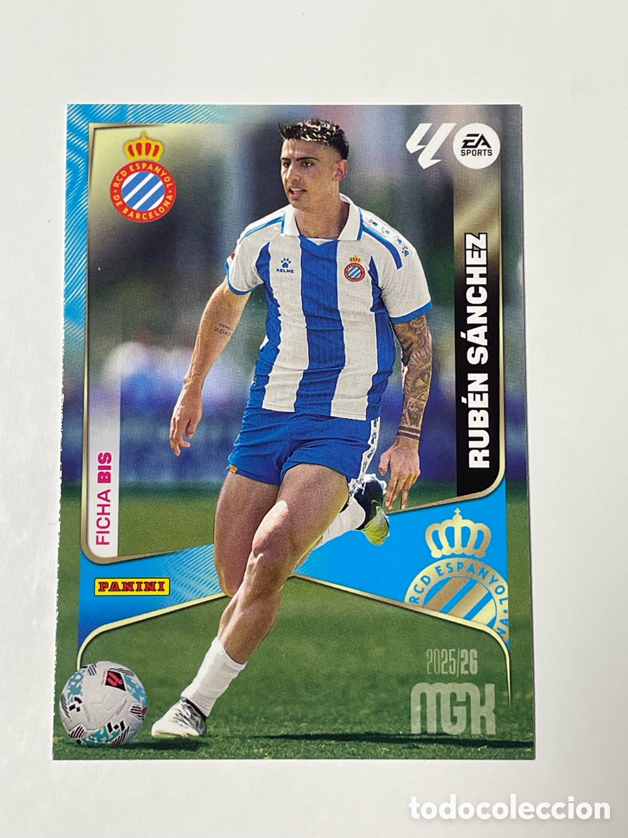Cromos de f&uacute;tbol: Rub&eacute;n S&aacute;nchez Espanyol Panini Megacracks 2025/26 #154 BIS